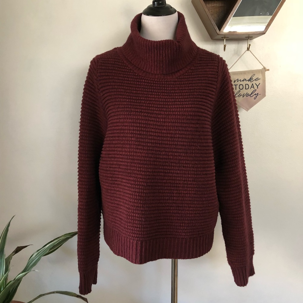 Madewell Side Button Turtleneck Sweater